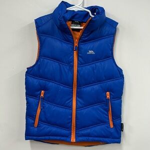 Trespass blue orange puffer vest 7/8
